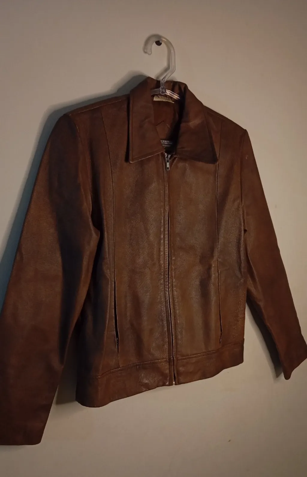 Jaqueta de couro vintage