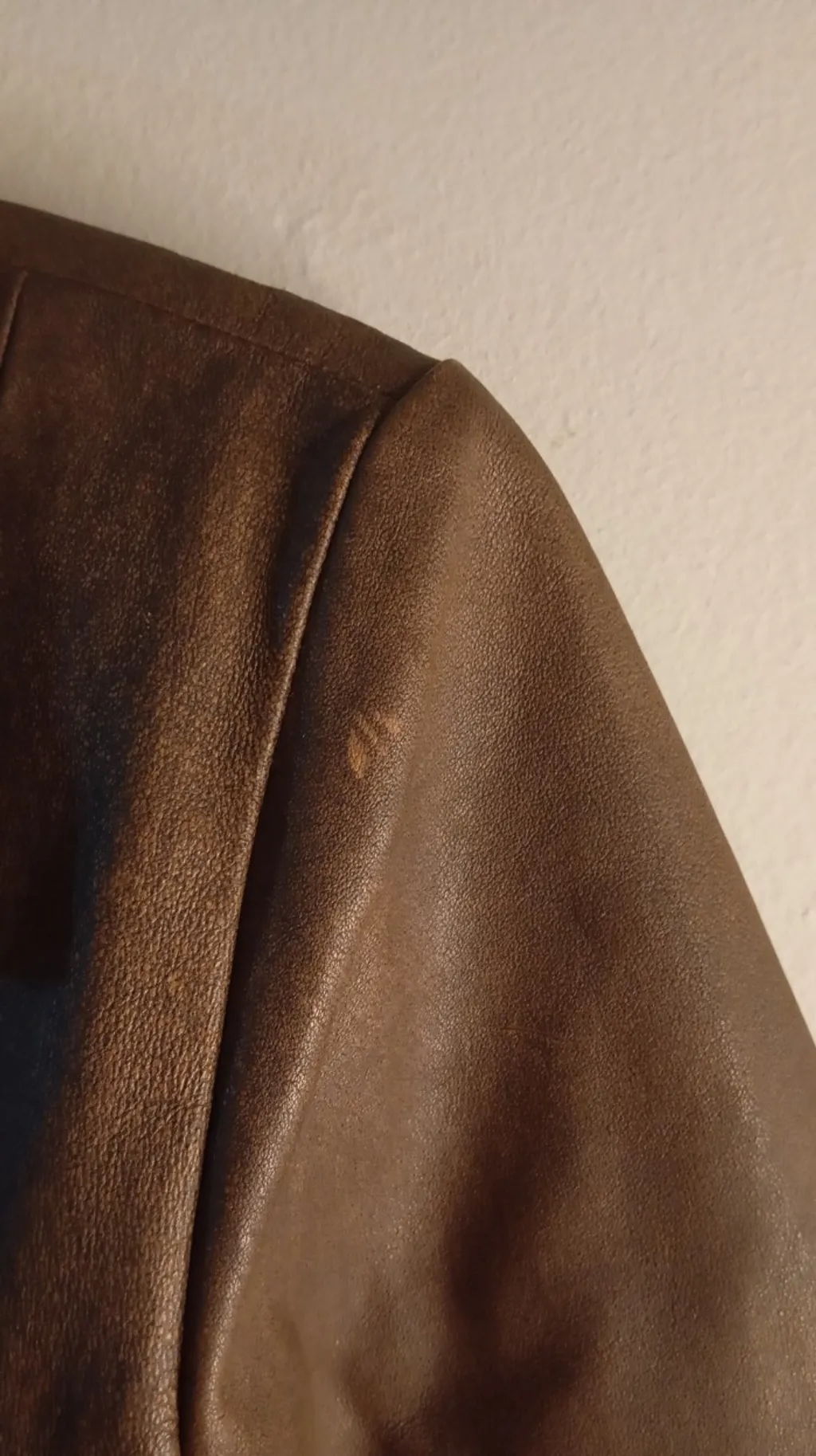 Jaqueta de couro vintage