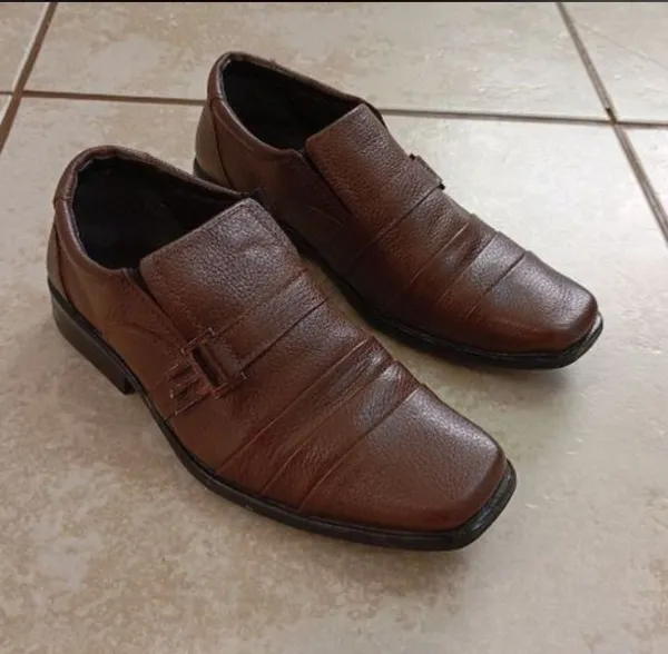 sapato social masculino marrom tamanho 37