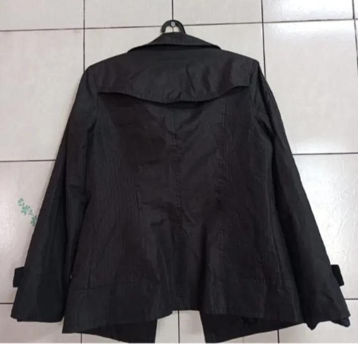 jaqueta feminino preto giacca