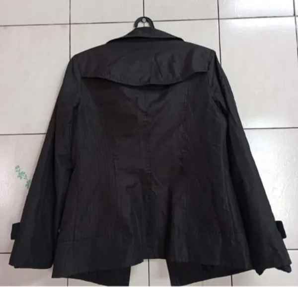 jaqueta feminino preto giacca