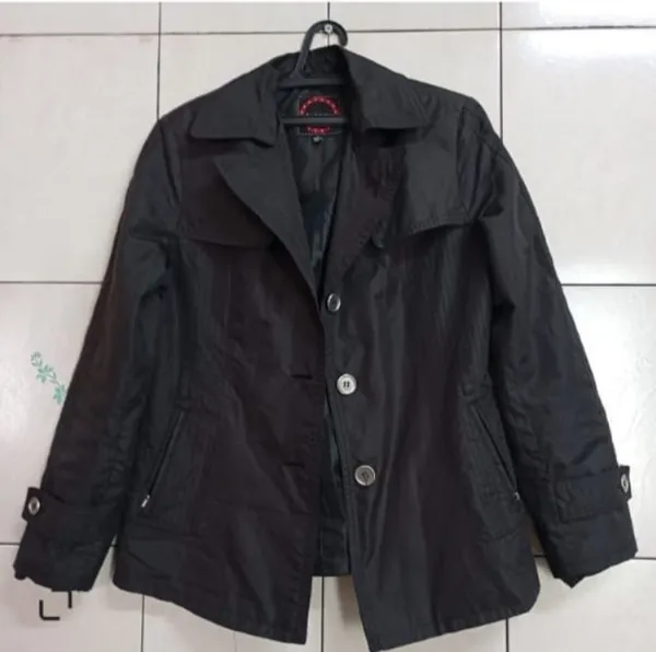 jaqueta feminino preto giacca