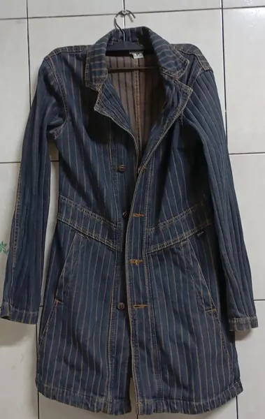 sobretudo feminino jeans