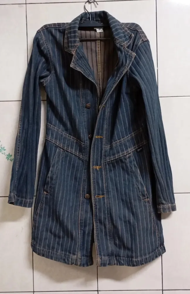sobretudo feminino jeans