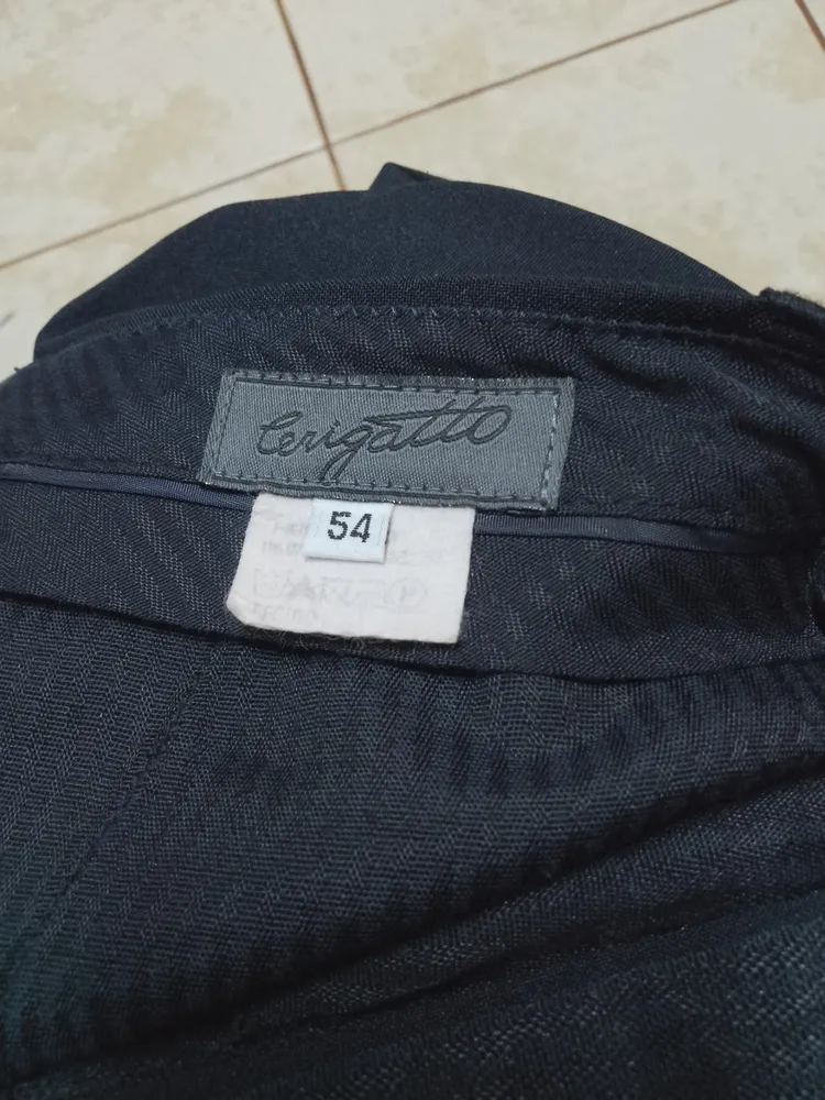 calça Cerigatto masculina preta tamanho 54