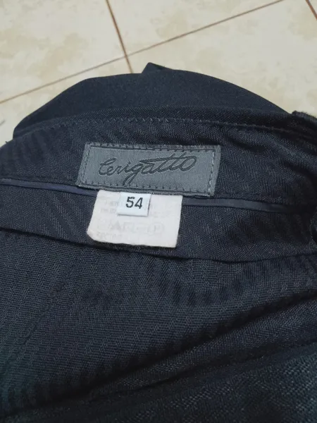 calça Cerigatto masculina preta tamanho 54