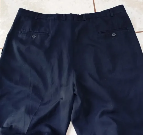 calça Pierre Cardin masculina azul marinho tamanho 52