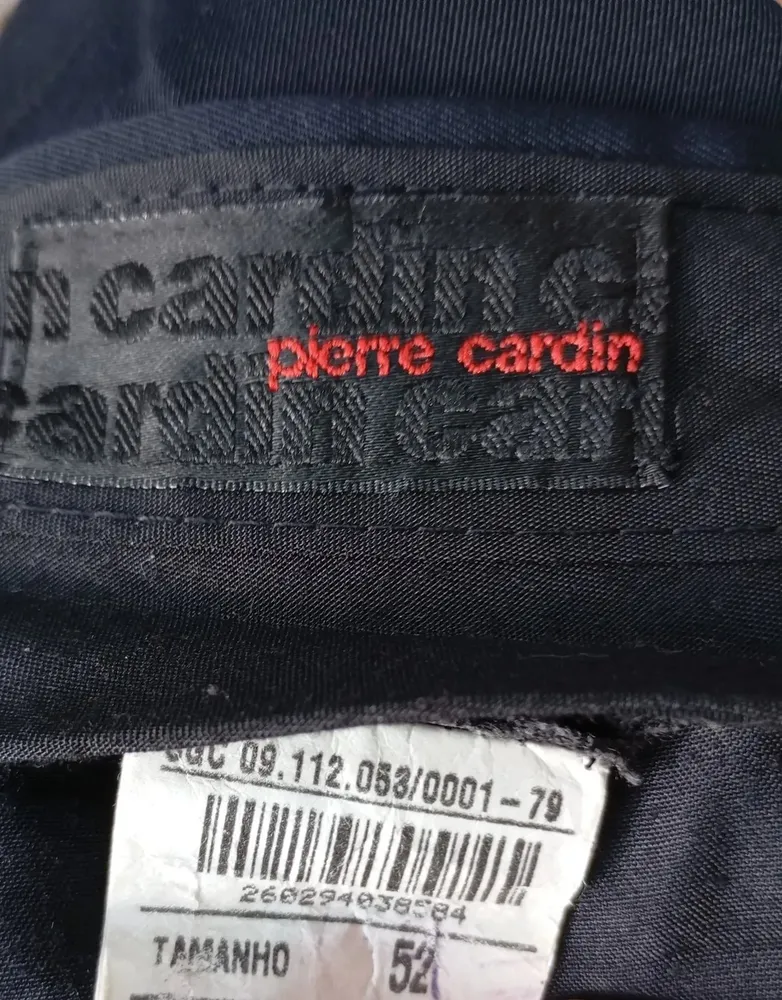 calça Pierre Cardin masculina azul marinho tamanho 52