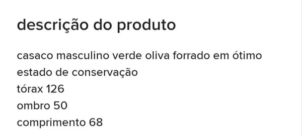 Jaqueta Base co. masculina tamanho G