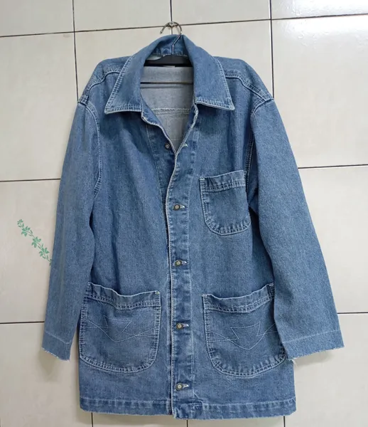 Jaqueta feminina jeans tamanho M