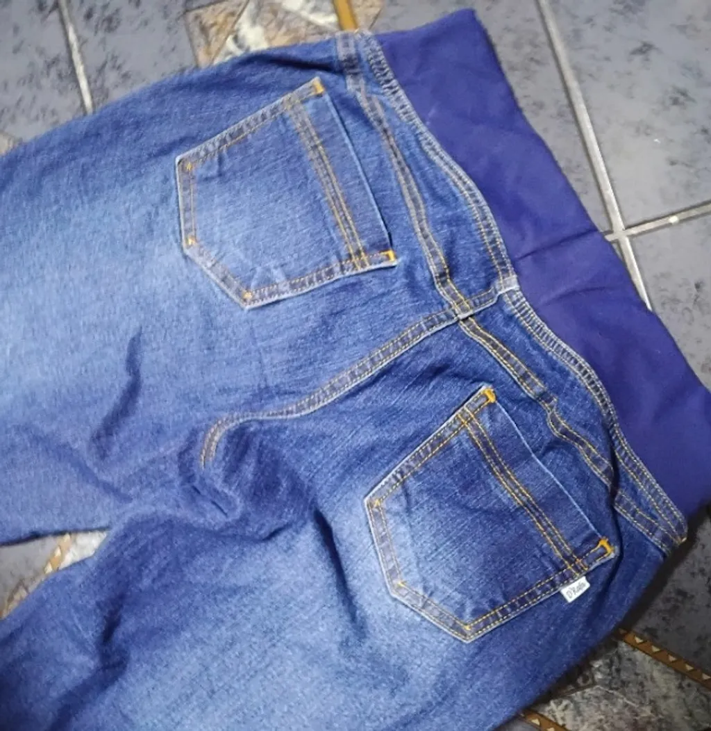 calça jeans para gestante