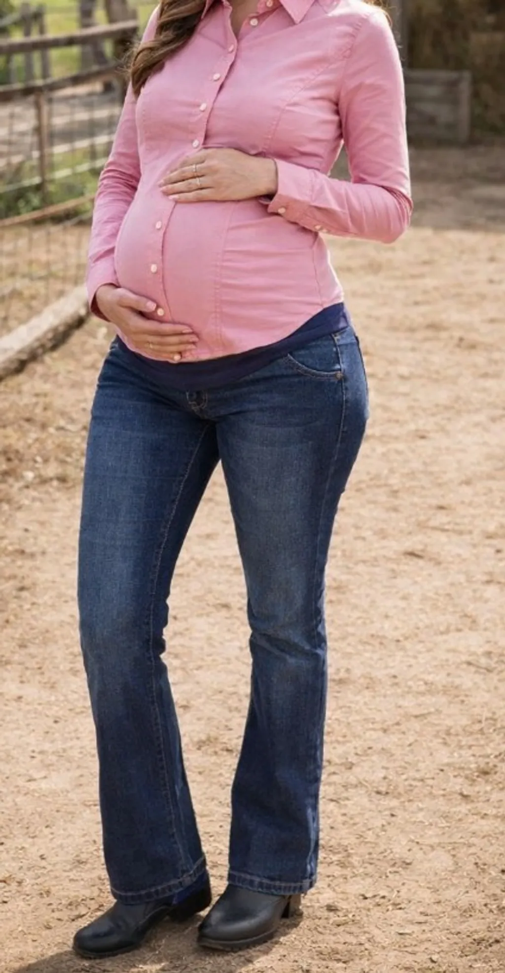 calça jeans para gestante