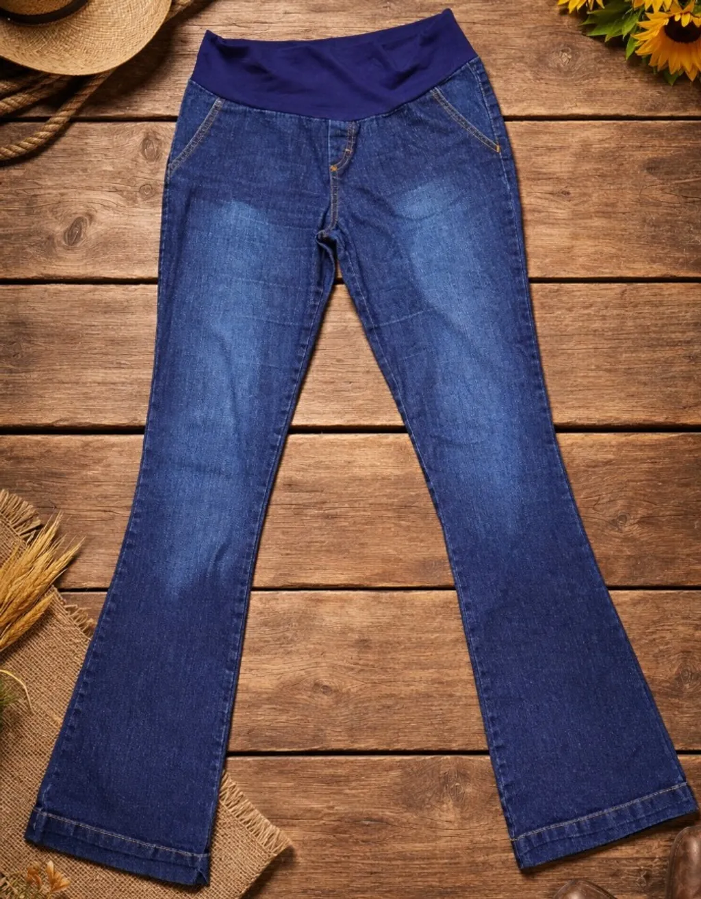 calça jeans para gestante