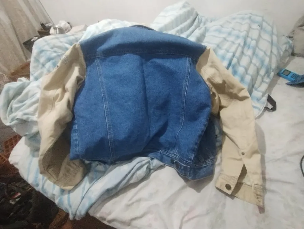 jaqueta jeans vintage looney tunes