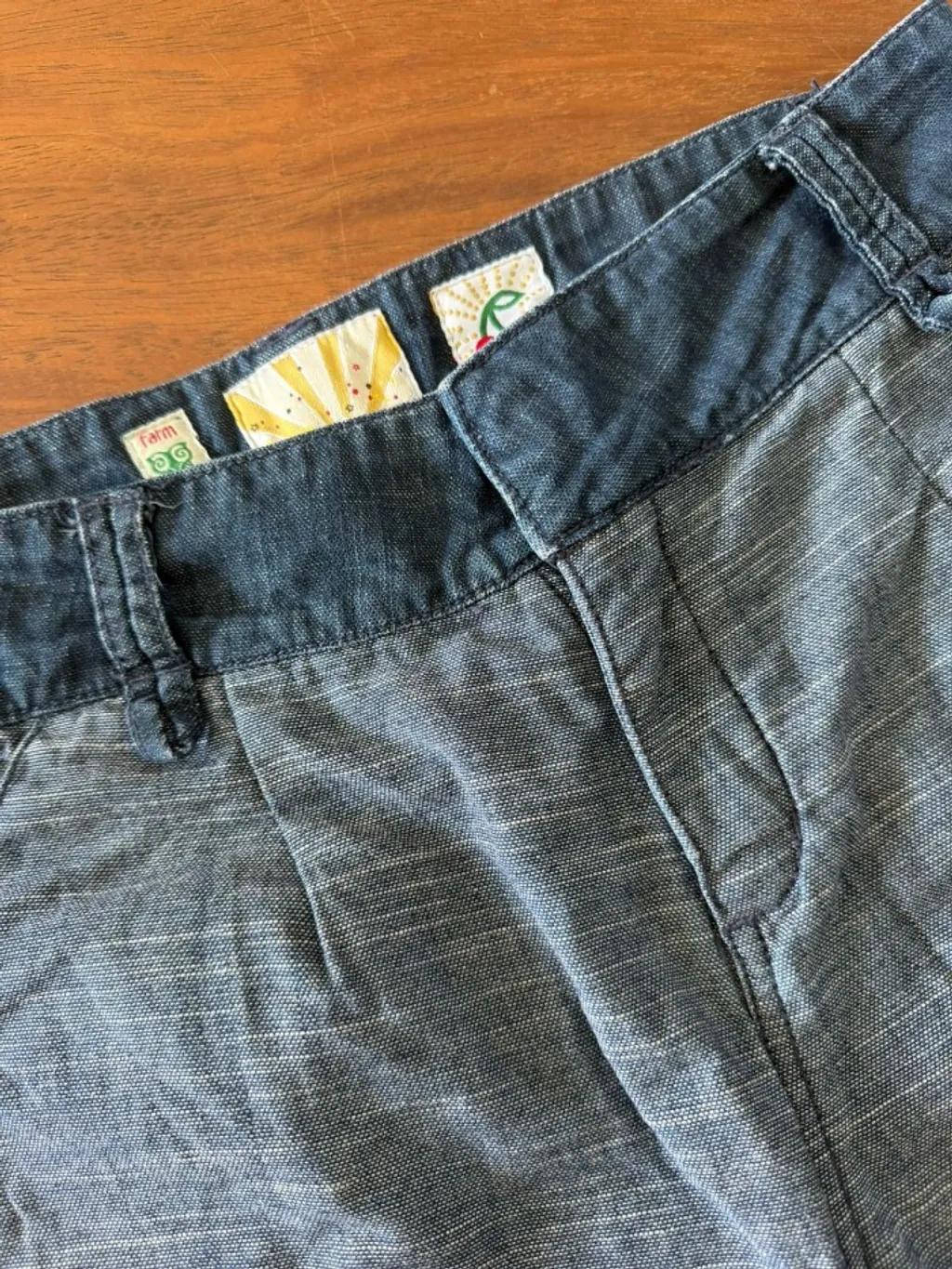 Bermuda Farm Jeans cinza 38