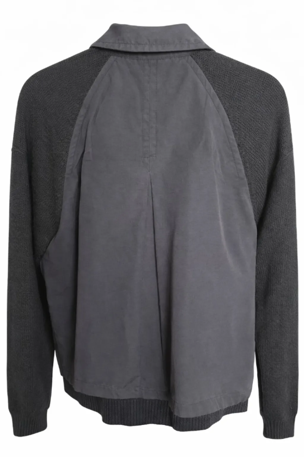 Casaco Tommy Hilfiger Preto Detalhe Tricot – Tam M