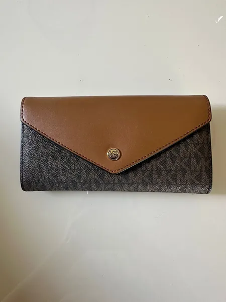 Carteira Michael Kors original marrom monograma