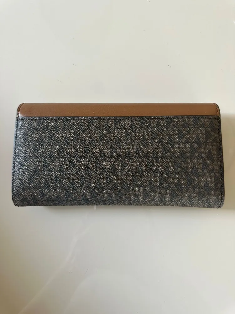 Carteira Michael Kors original marrom monograma