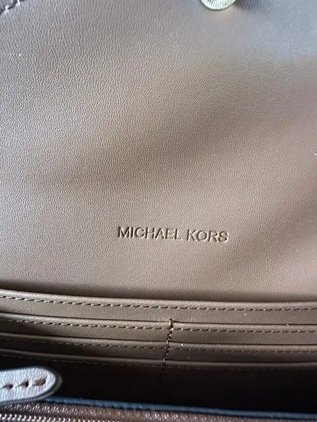 Carteira Michael Kors original marrom monograma
