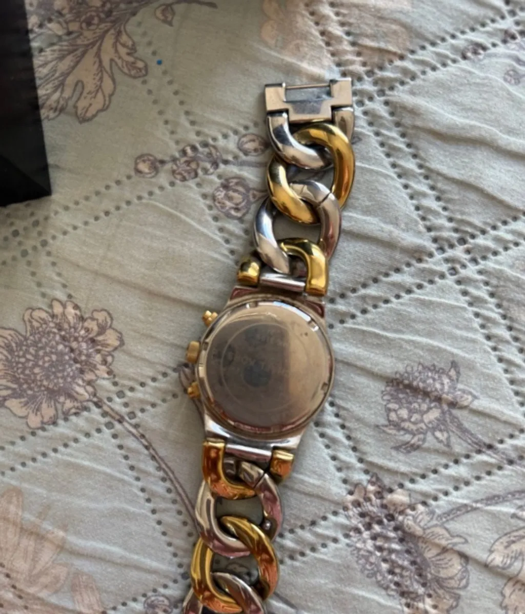 Relógio Michael Kors feminino pulseira elos bicolor