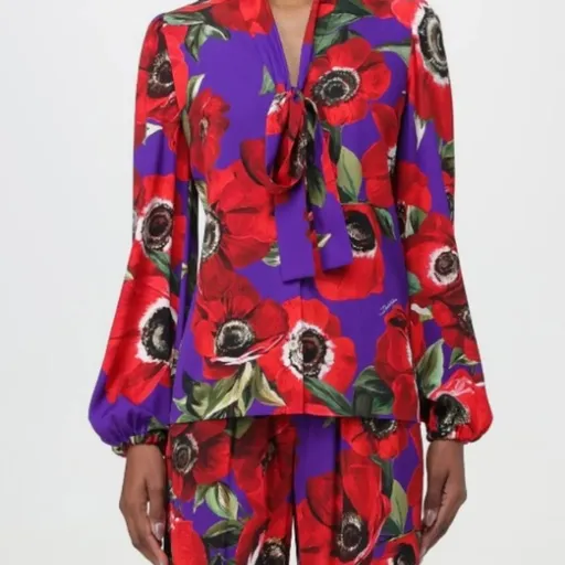 CAMISA FLORAL . DOLCEeGABBANA