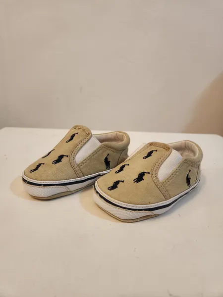 tenis slip-on infantil ralph lauren