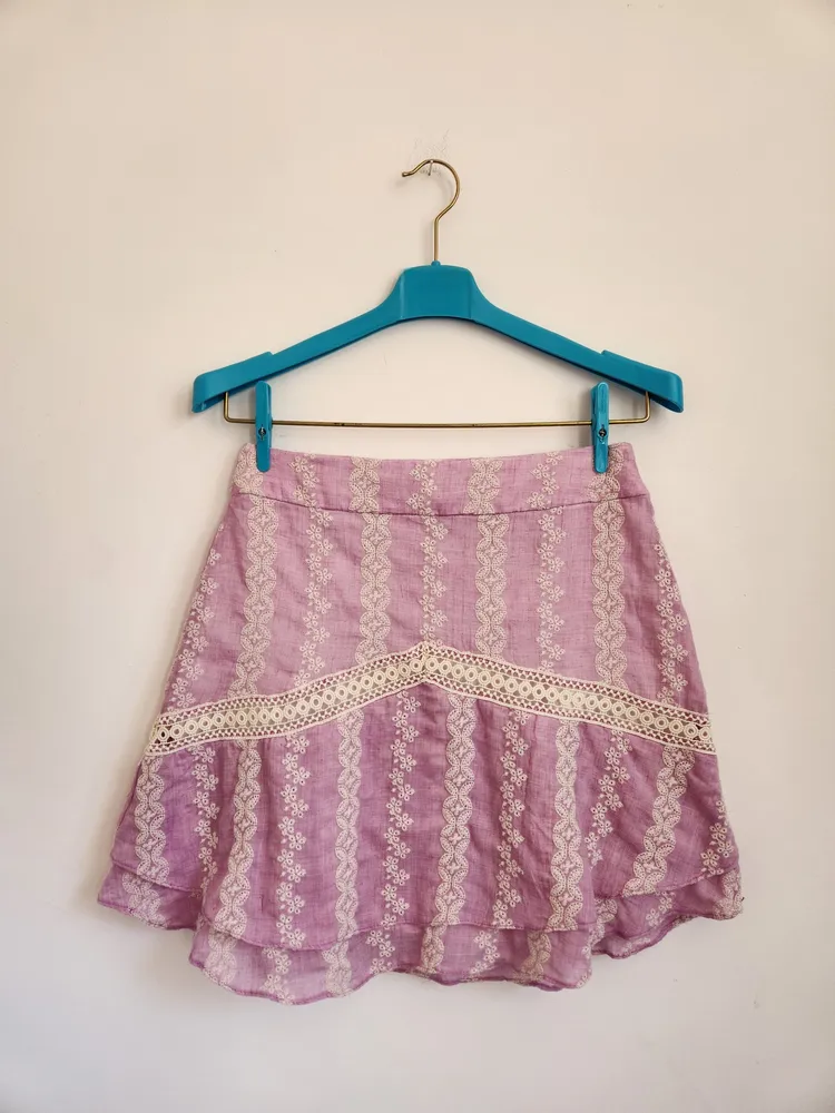 Conjunto Cropped e Saia