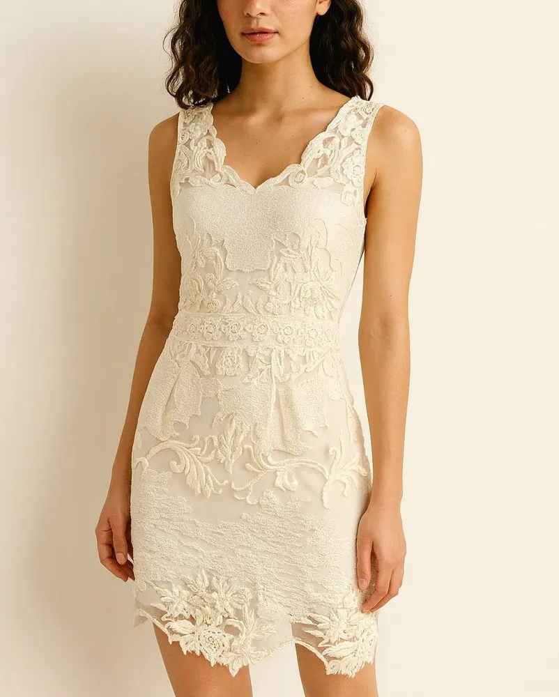 Vestido Renda Mixed