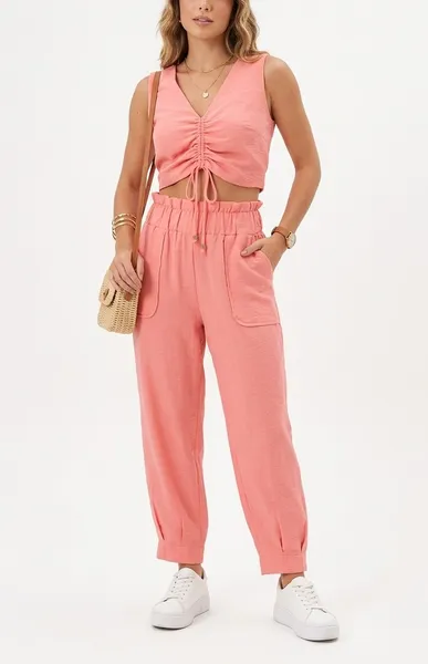 Conjunto Cropped e Calça Lariva