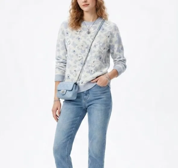 Sueter Butterfly Strass