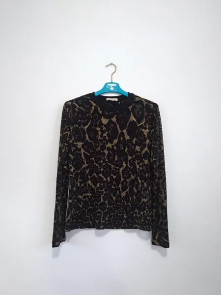 blusa Animal Print Carol Bassi