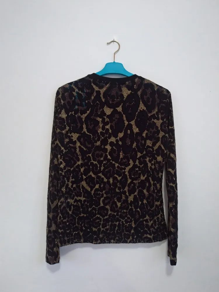 blusa Animal Print Carol Bassi