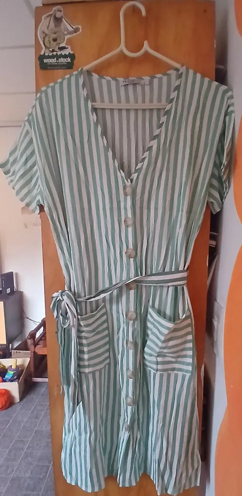 Vestido listrado