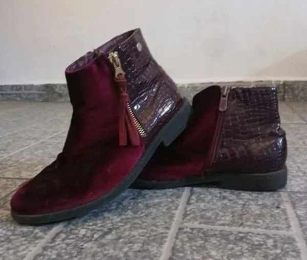 Bota cano curto tam 37
