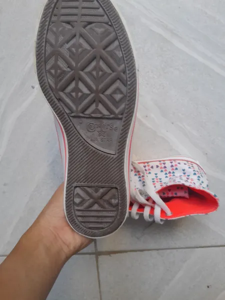 tênis converse all star cano alto corações