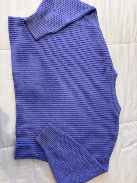 casaco roxo zara tricot