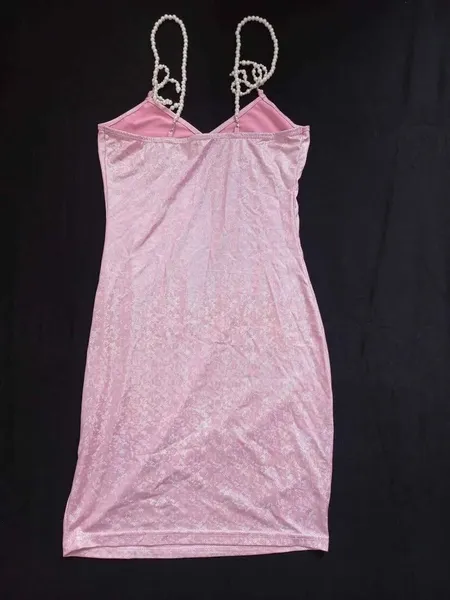 VESTIDO GLITTER ROSA
