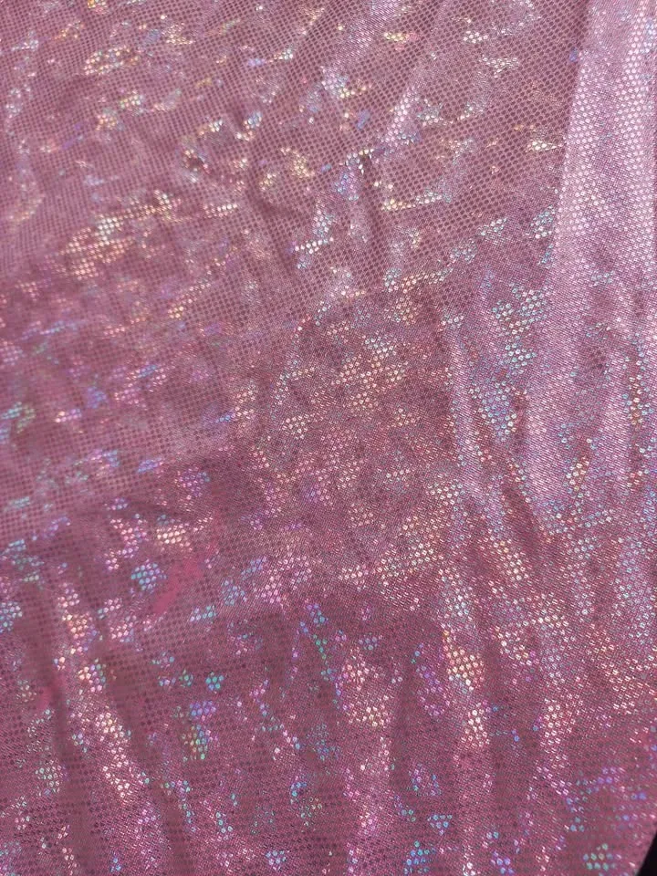 VESTIDO GLITTER ROSA