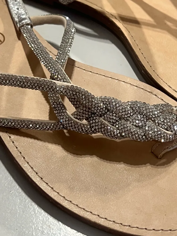 Rasteirinha Prata Stiletto 36