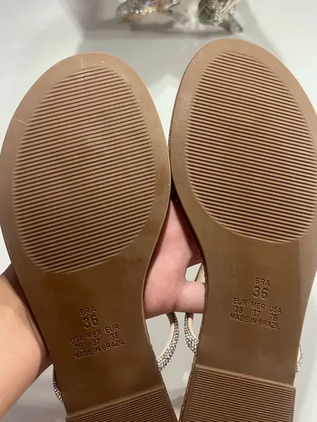Rasteirinha Prata Stiletto 36