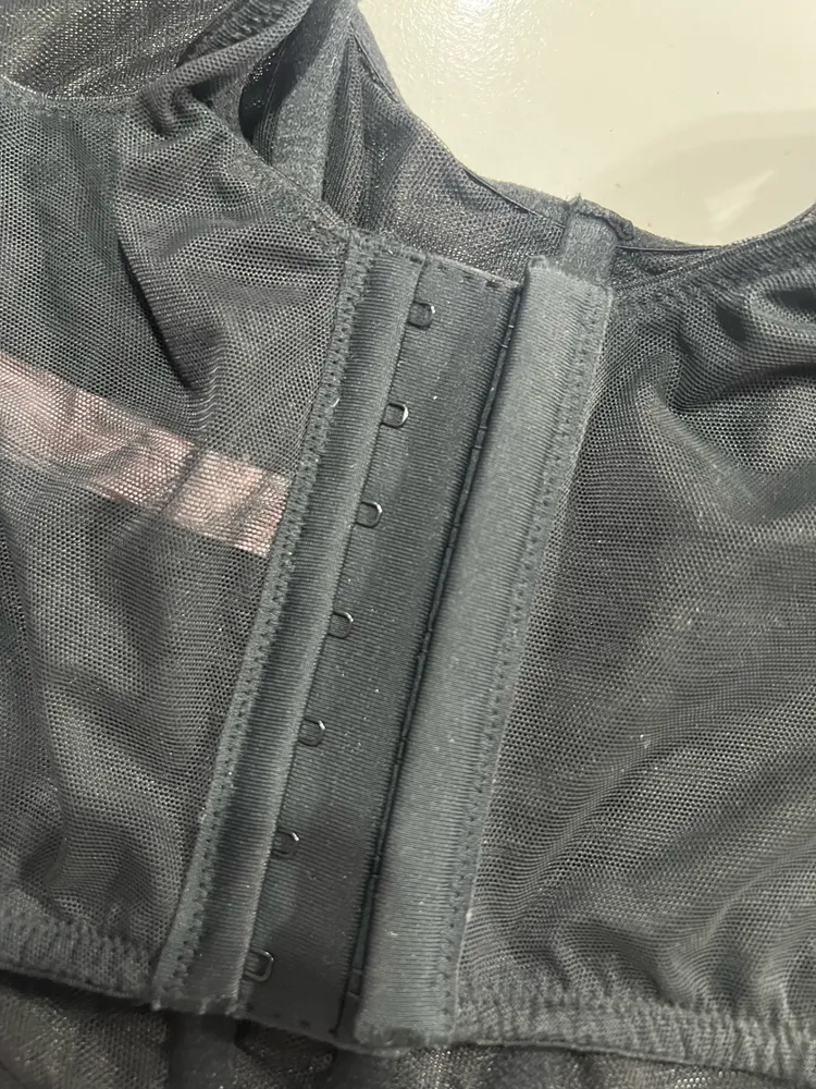 Corset Preto brilho Victoria's Secret