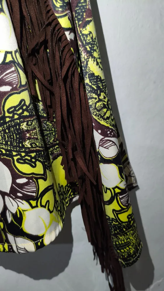 Blusa manga comprida boho chic