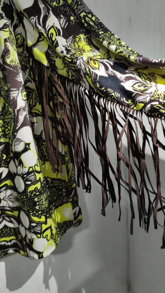 Blusa manga comprida boho chic
