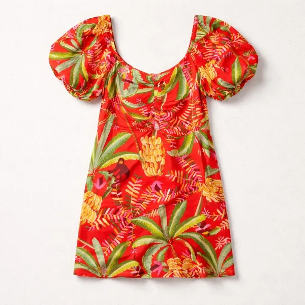 Vestido Estampa Tropical