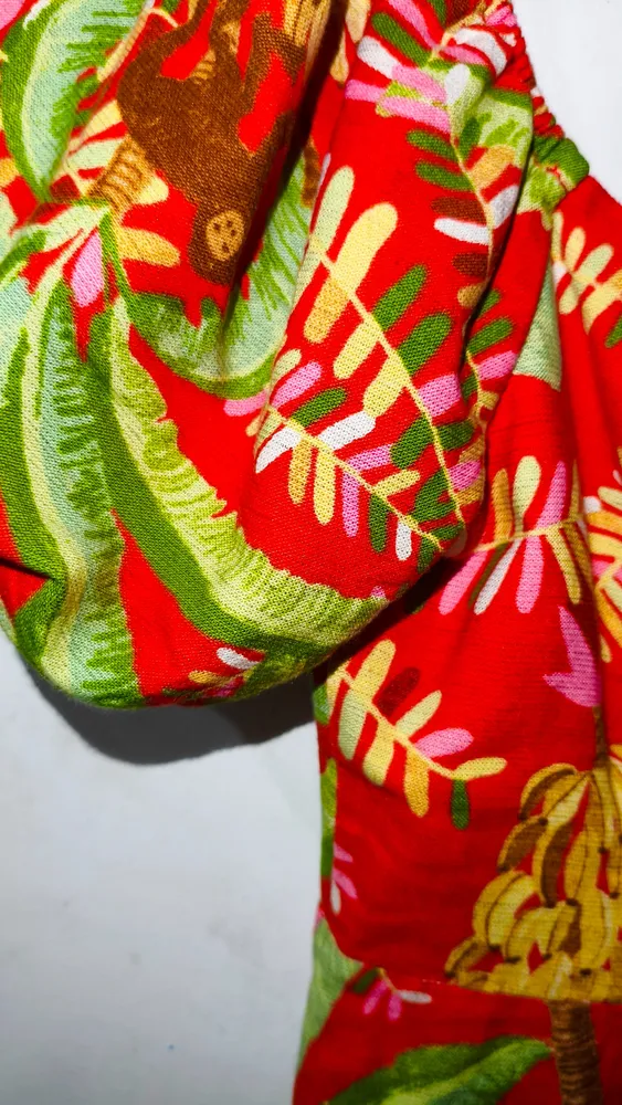 Vestido Estampa Tropical