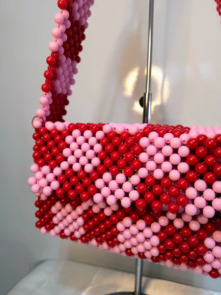 Bolsa Wherever M (vermelho e rosa)