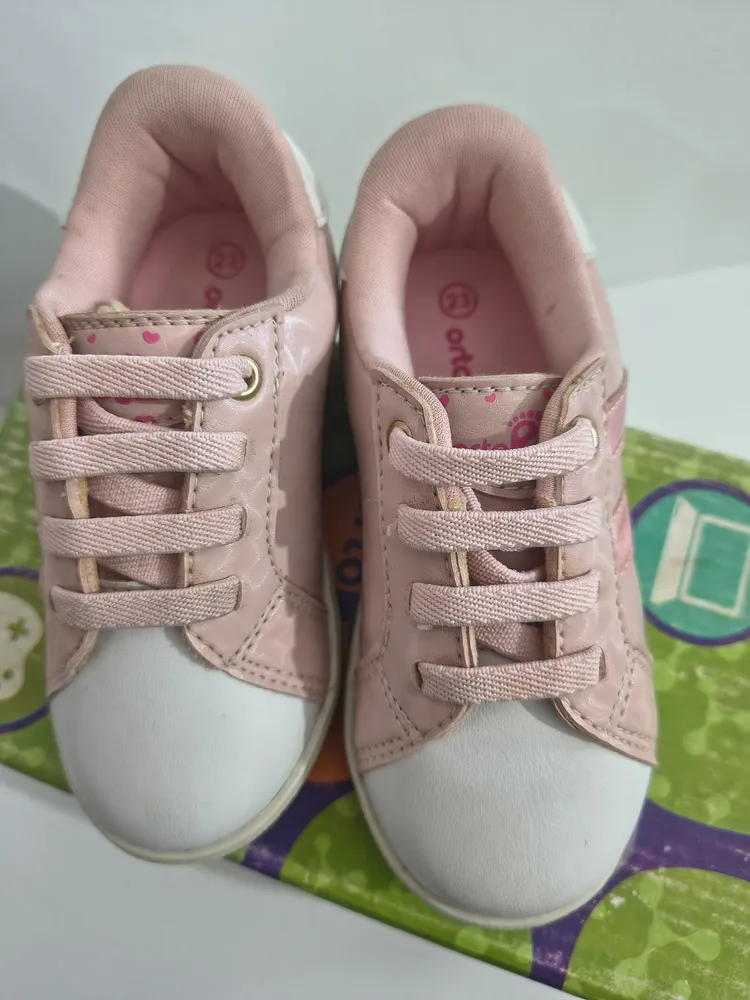 Tênis Infantil Ortopasso Molekinha Rosa Tam. 23