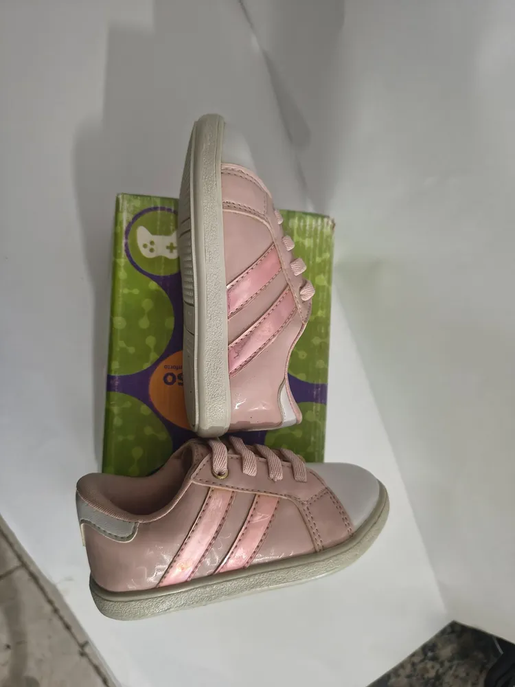Tênis Infantil Ortopasso Molekinha Rosa  Tam. 23