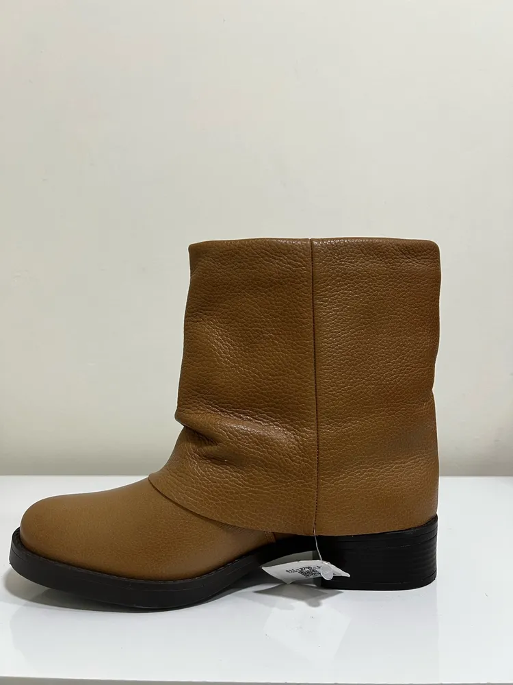 bota couro legítimo 35