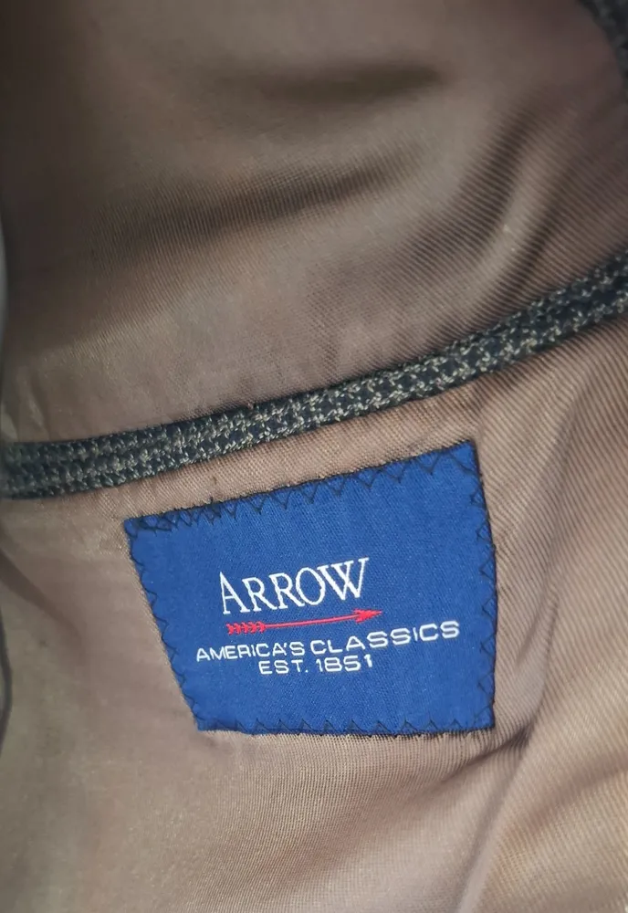 blazer lã batida arrow